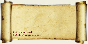 Jasmina Mićanović vizit kartica